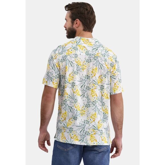 George Men's Relaxed Button Front Camp Shirt 2XL(50-52) Pineapple Print. New. - Picture 3 of 8